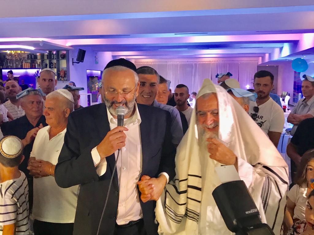 ברית מילה עם המוהל אברהם סילם והרב מפורת