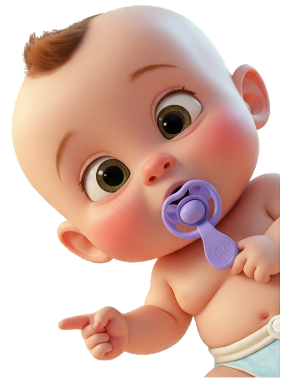 דמות תינוק צד